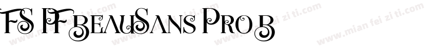 FS PF BeauSans Pro B字体转换